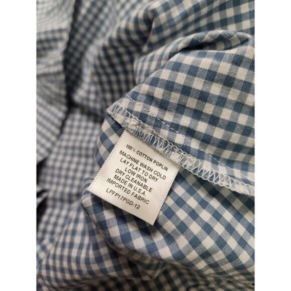 New Free People Gingham Bell Sleeve Dress Size Small - Picture 8 of 8